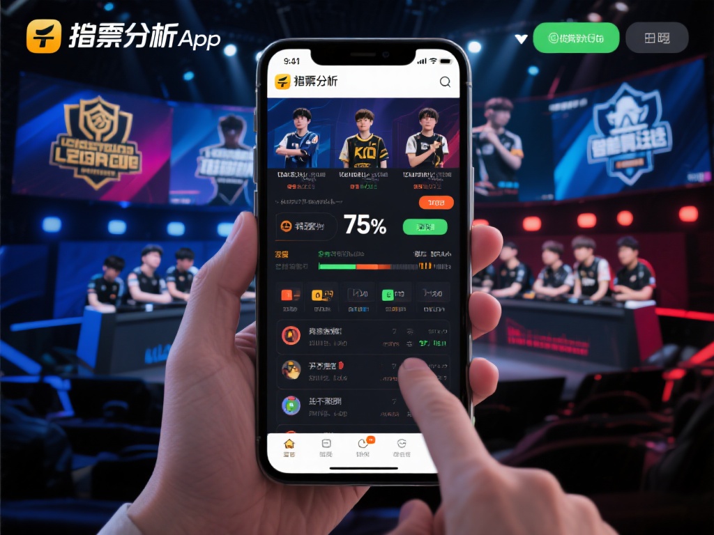 以某知名电竞竞猜分析App为例，其内置的智能算法会