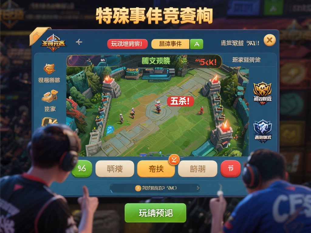 特定事件竞猜：这种玩法更具挑战性，玩家需要预测比赛